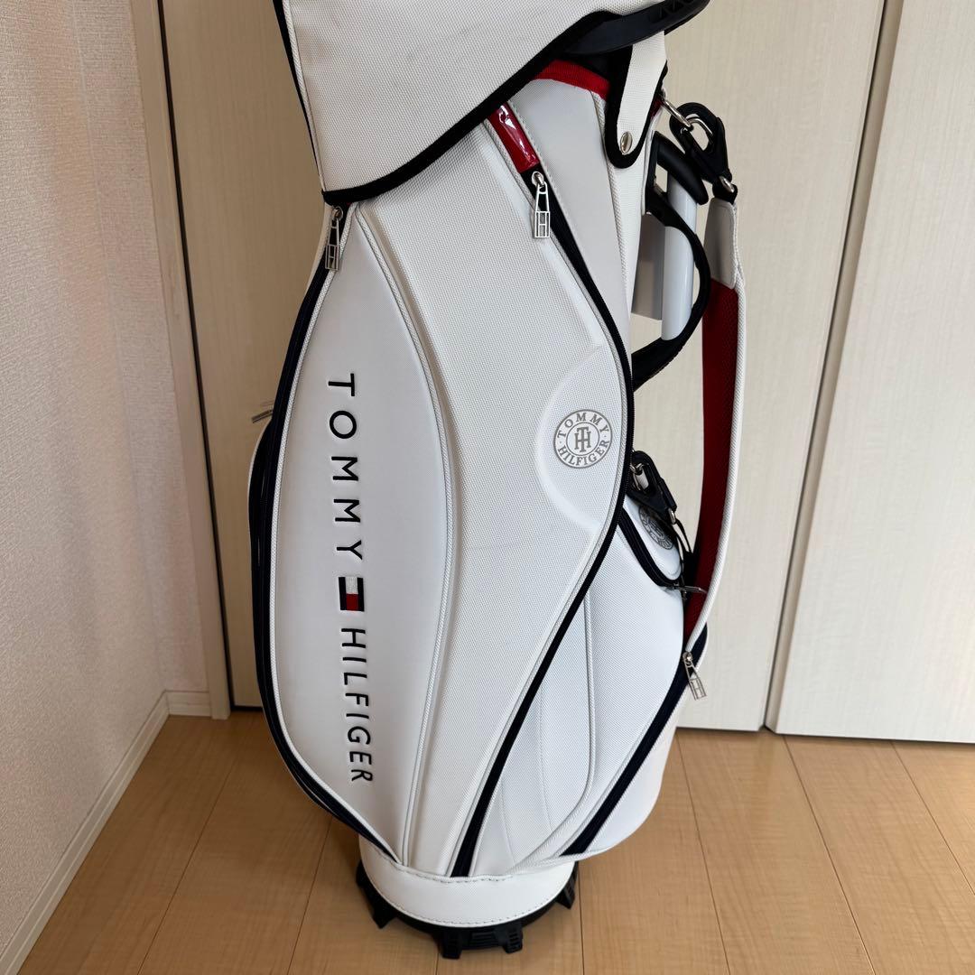   キャディバッグ ホワイト 9.5型