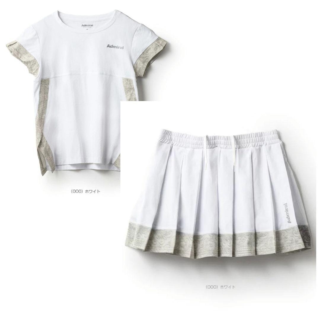 タグ付♡アドミラル テニスウェア◆Tシャツ＆スコート/セットアップ◆LL