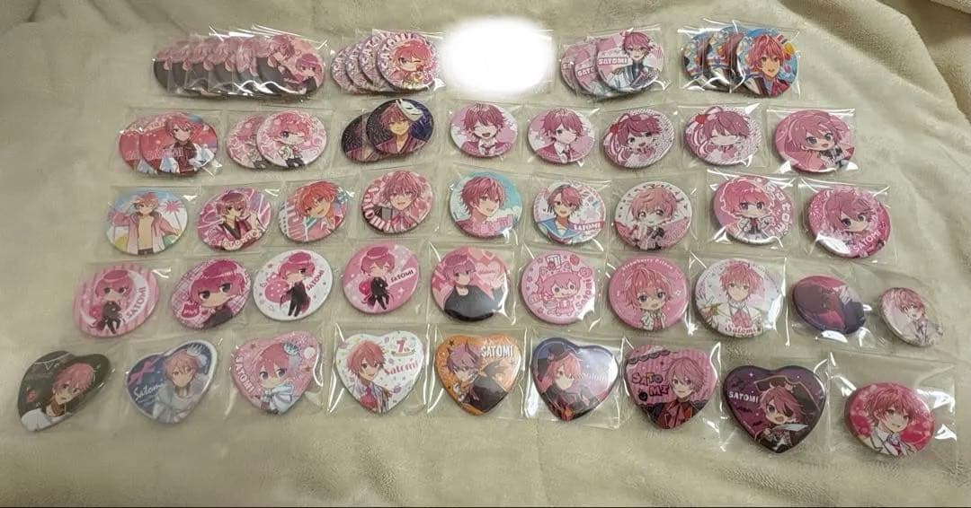 すとぷりさとみくん缶バッジ