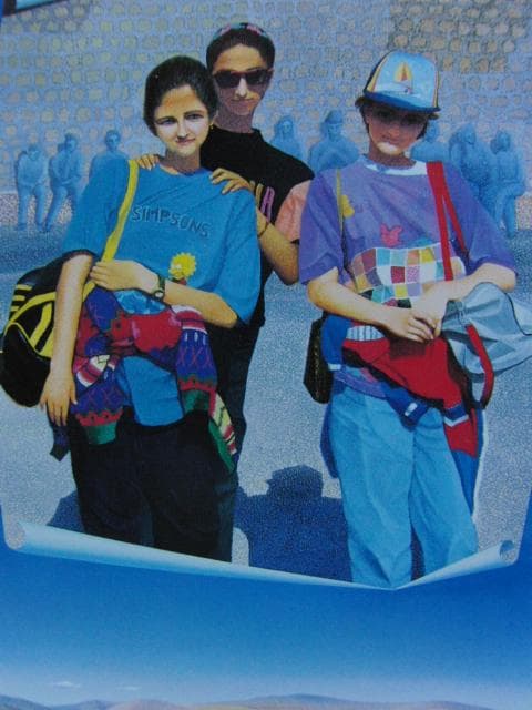 貴嶋ユミ、少女たち、希少な画集より、新品高級額・額装付