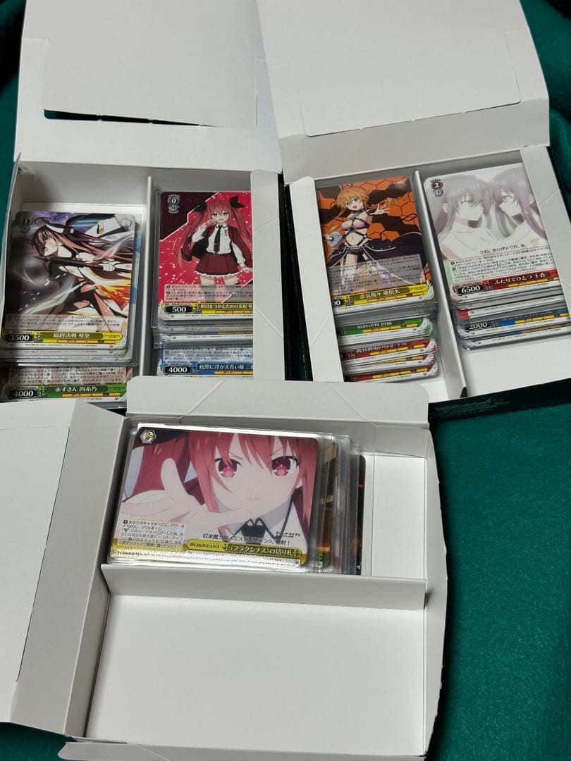 ヴァイスシュヴァルツ デートアライブ Vol.3　RR以下　4コン セット