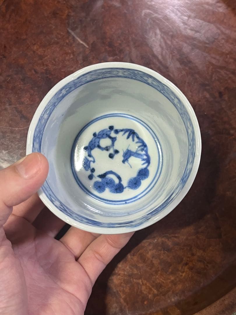 そば猪口　古伊万里　蛸唐草　松竹梅　蕎麦猪口　民藝　民芸　蕎麦猪口コレクション