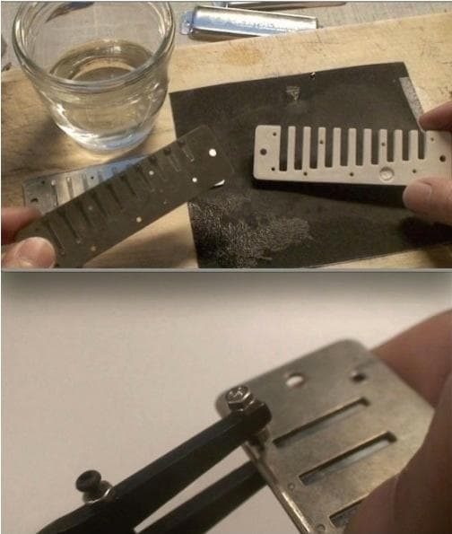 ハーモニカ　修理工具セット