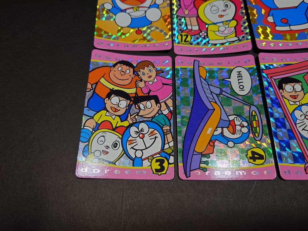ドラえもん バンプレカード 11枚 /バンプレスト 1998年製 プリズム キラ