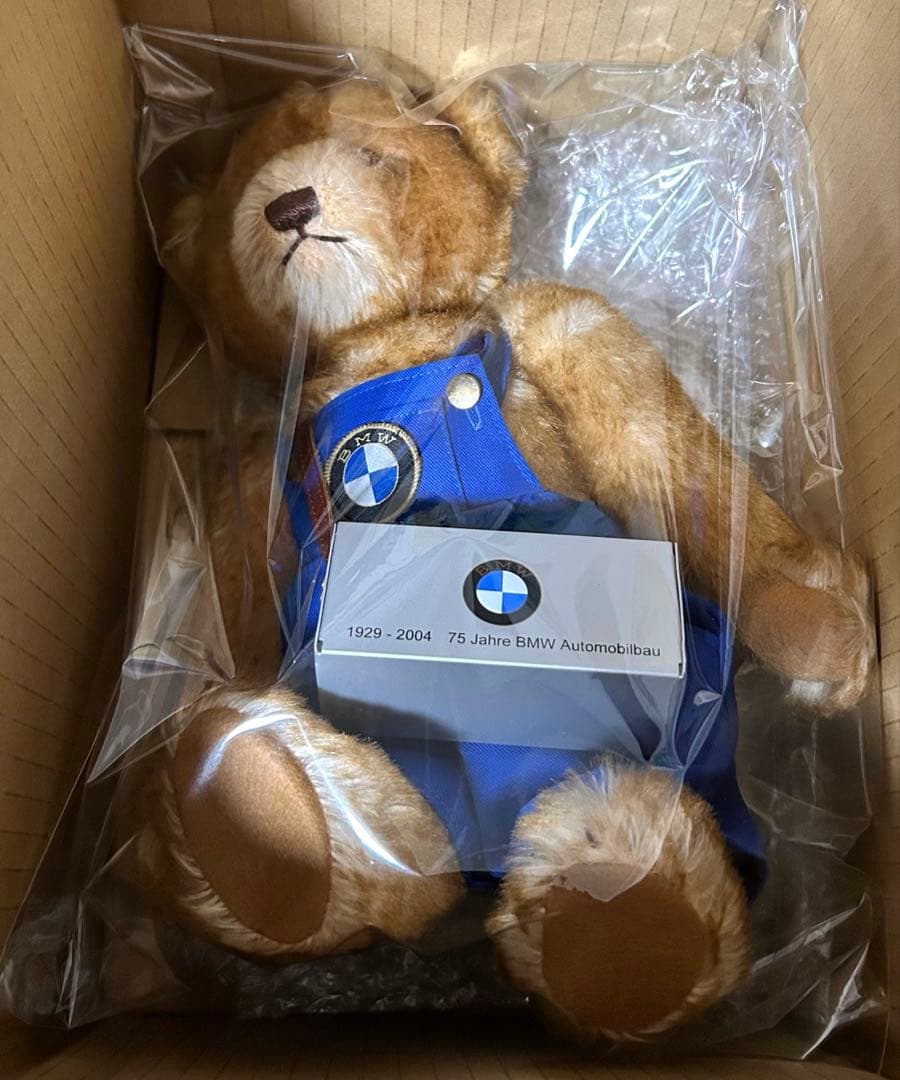 Steiff x  コラボ　BMW75周年記念限定　テディベア タグ付き
