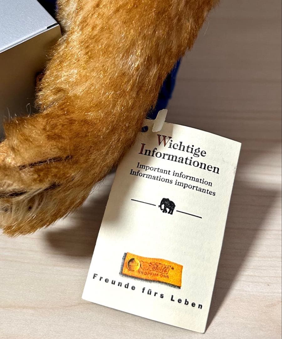 Steiff x  コラボ　BMW75周年記念限定　テディベア タグ付き