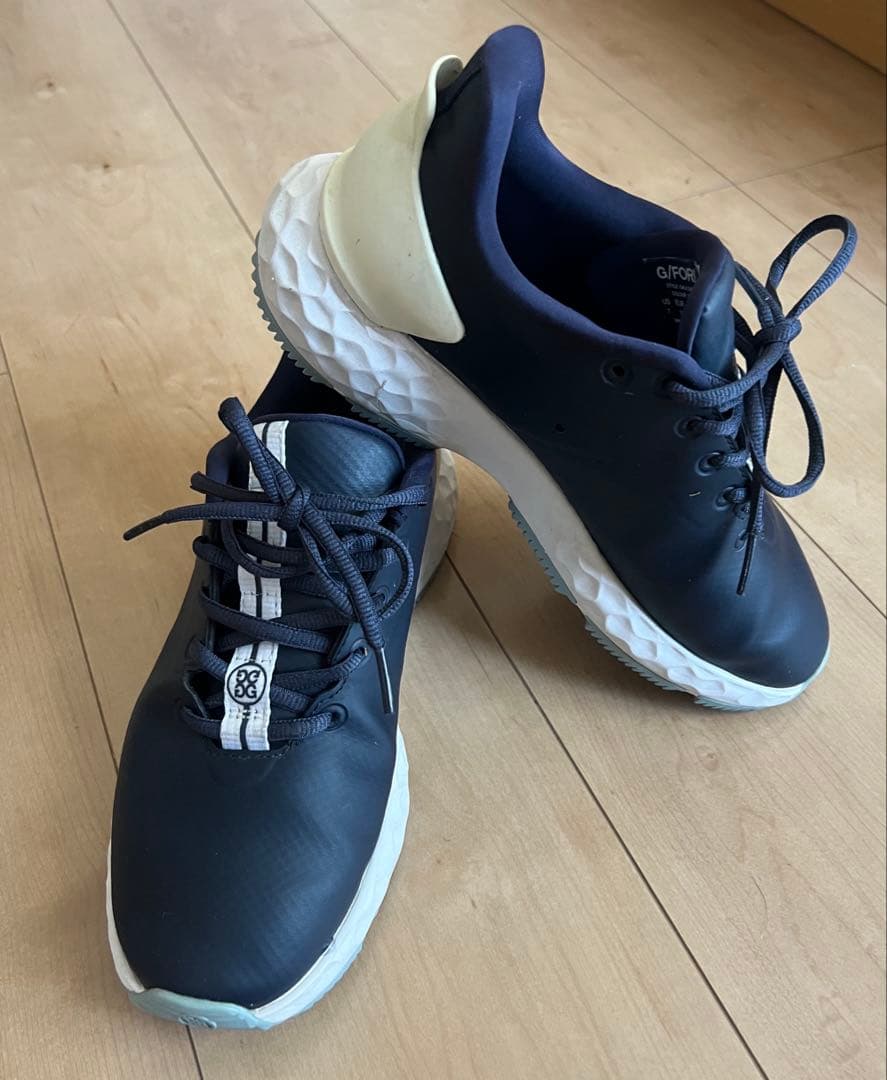 ジーフォア ネイビー ゴルフシューズ 女性用