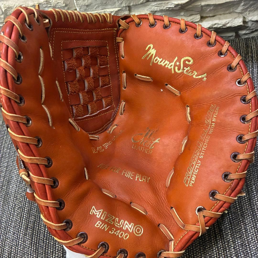希少　旧ロゴ　ミズノ　グローブ　ファーストミット　一般軟式用（右投げ用）