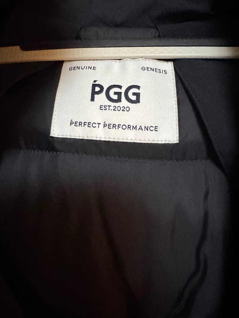 20 PGG パーリーゲイツ　フード付きダウン　ブラック