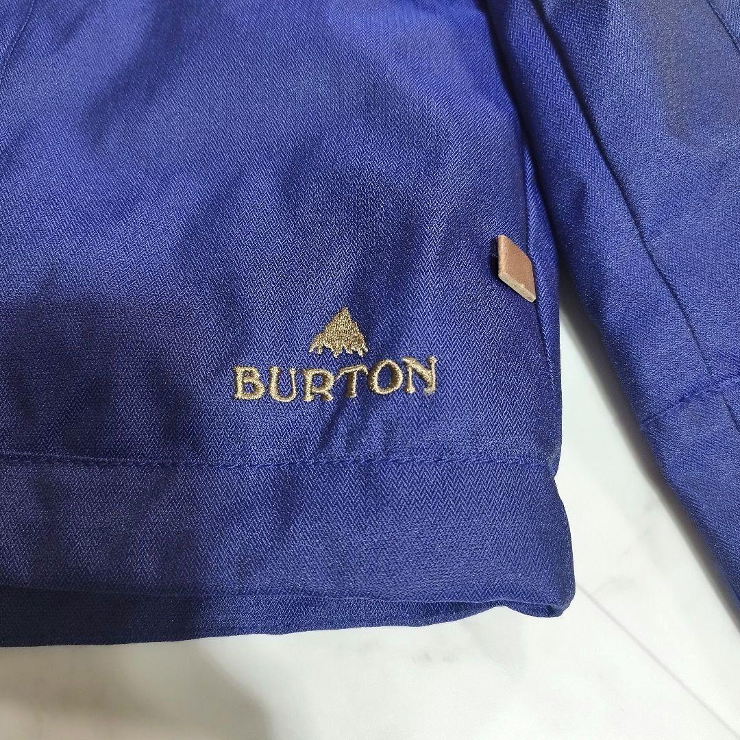 極美品　BURTON　スノボウェア　スキー　上着　ジャケット　青　S