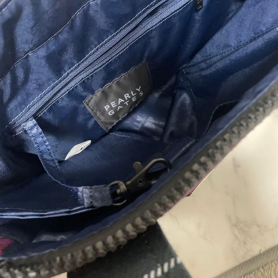 PEARLY GATES チェック柄カートバッグ