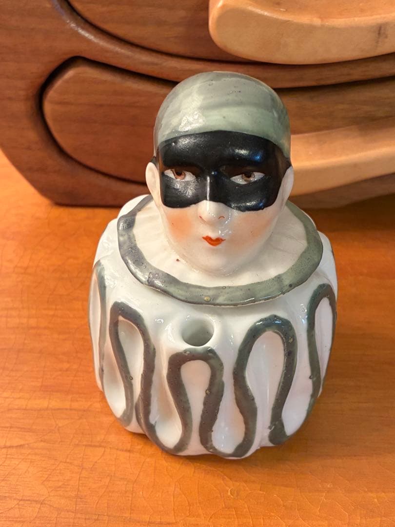 ビンテージ 30s ハーレクイン　ジェスチャー　アールデコ　アンティーク　レトロ