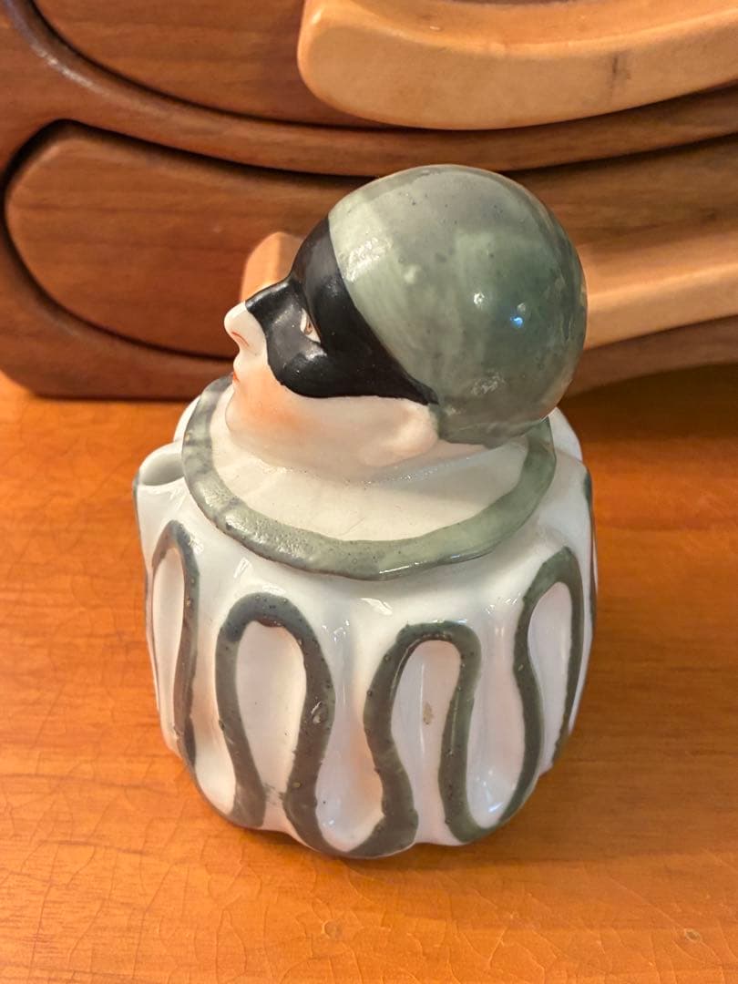 ビンテージ 30s ハーレクイン　ジェスチャー　アールデコ　アンティーク　レトロ