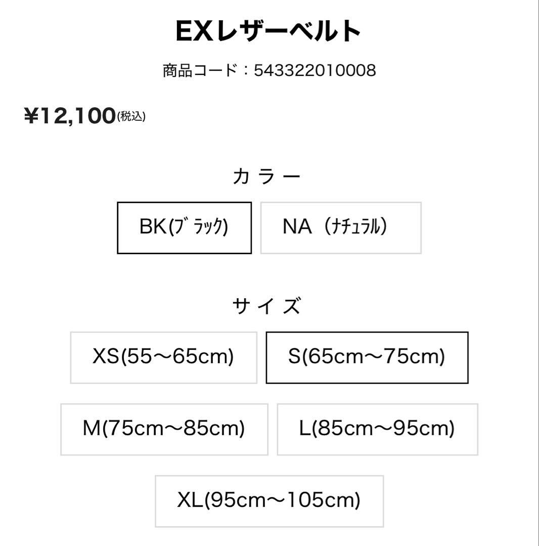 きゃりーあうと様GOLD'S GYM ゴールドジム　EXレザーパワーベルト S