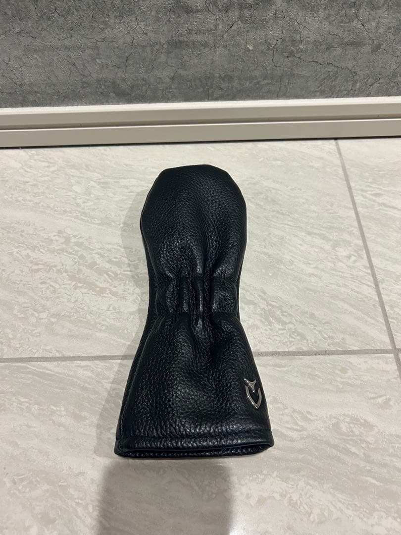 ベゼル レザー製 ユーティリティ用ヘッドカバー 黒