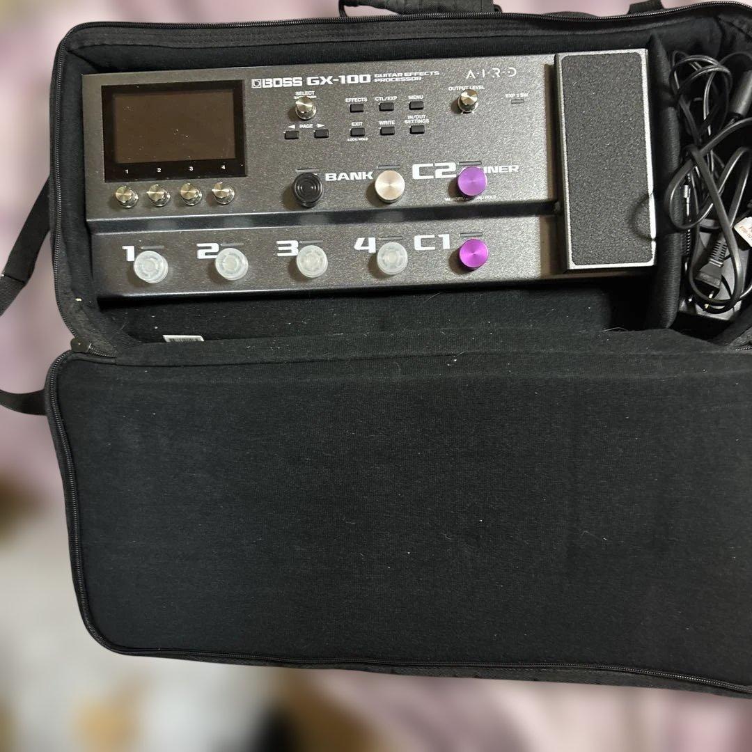 BOSS GX-100 マルチエフェクター アダプターキャリングケース付属