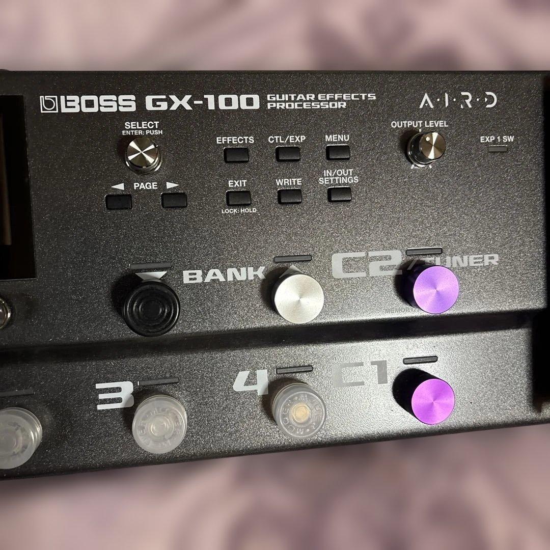 BOSS GX-100 マルチエフェクター アダプターキャリングケース付属