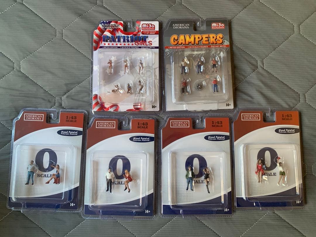 【超お得】アメリカンジオラマ フィギュア 1/64及び1/43の6点セット②