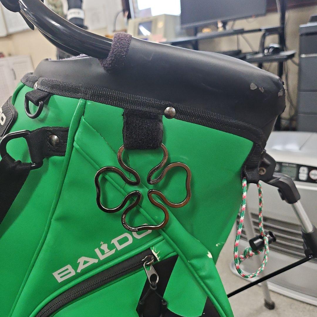 BALDO グリーン キャディバッグ スタンド付き