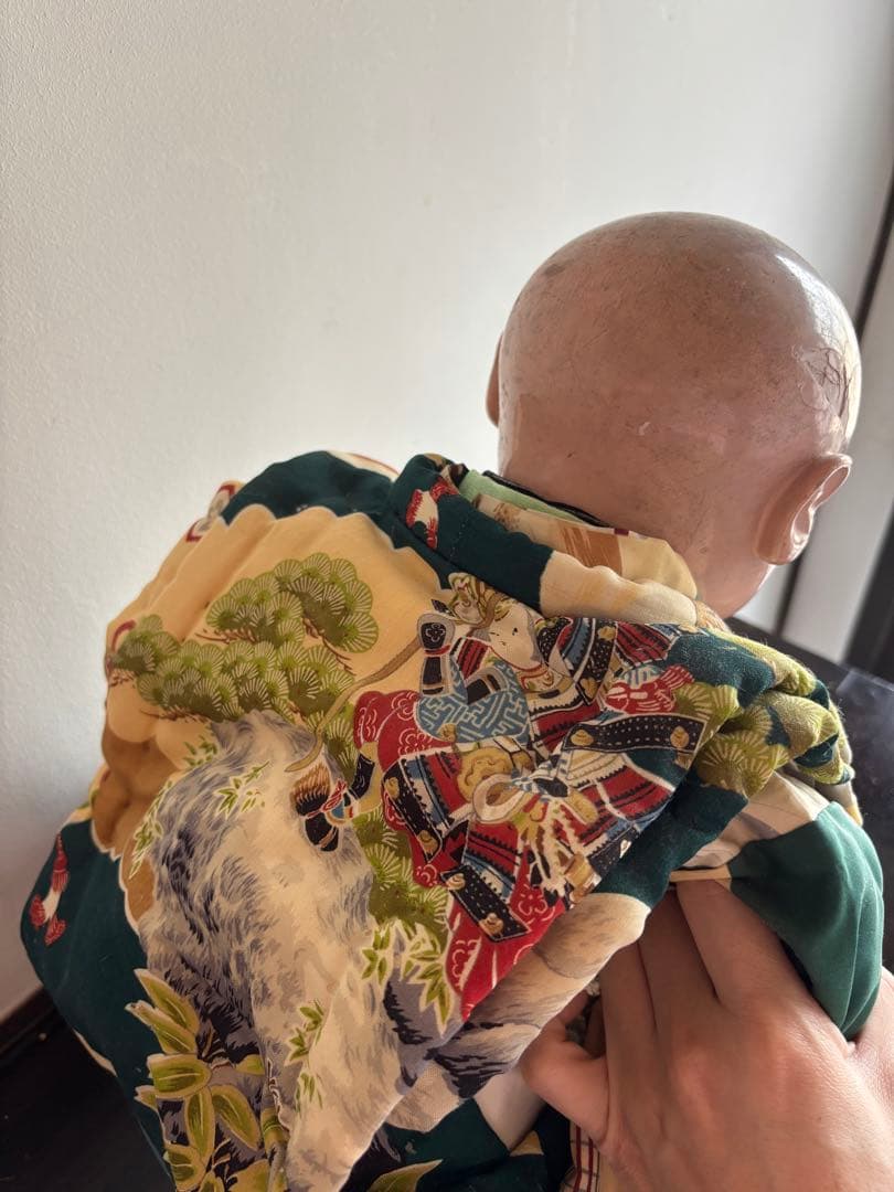 市松人形 訳あり　大正　昭和レトロ　 約53cm 日本人形　アンティーク　骨董