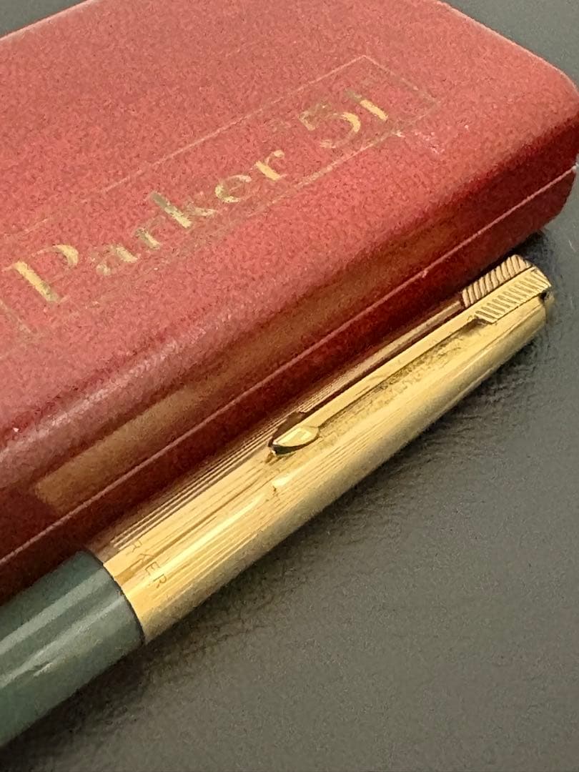 Parker 51 万年筆・ボールペンセット　グレーグリーン