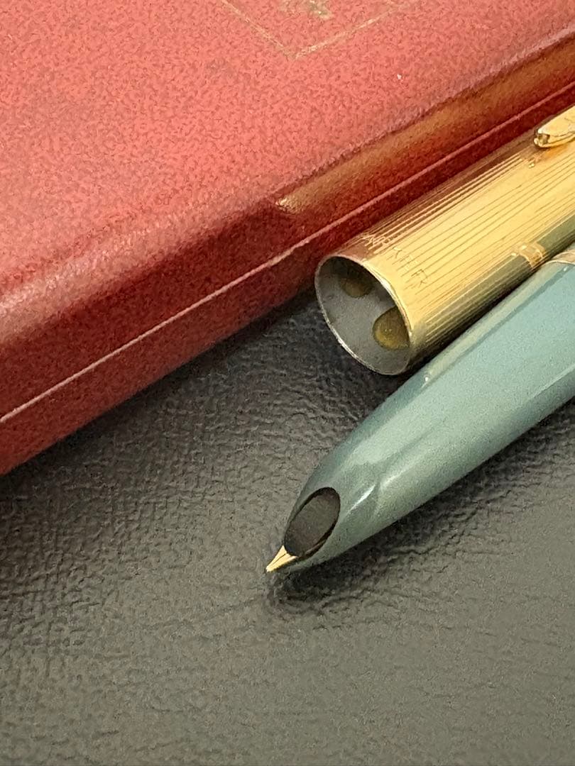 Parker 51 万年筆・ボールペンセット　グレーグリーン