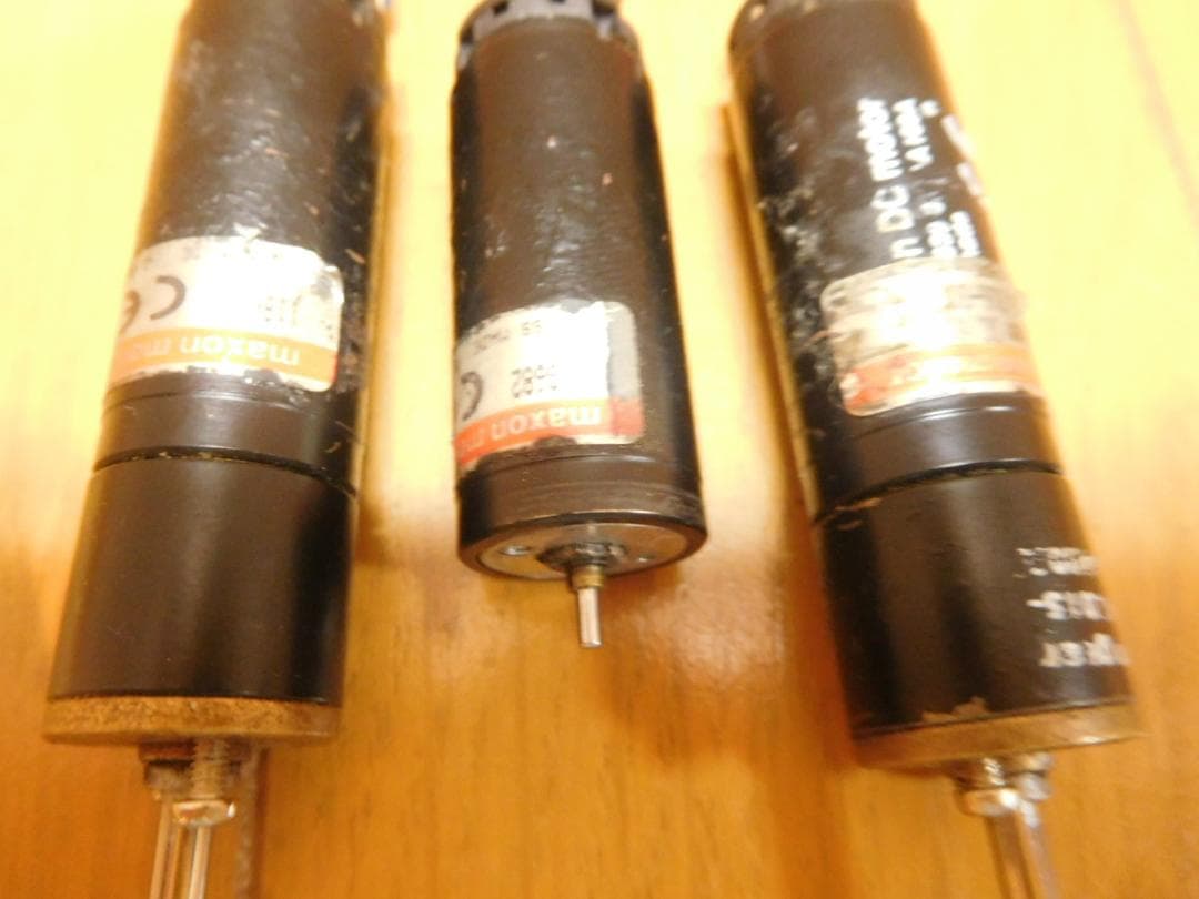 DCモーター maxon ギヤ付きとその他　中古品3個まとめ売り