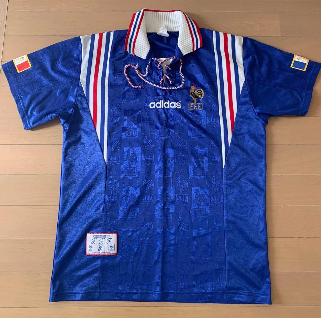 adidas サッカーウェア Mサイズ 青