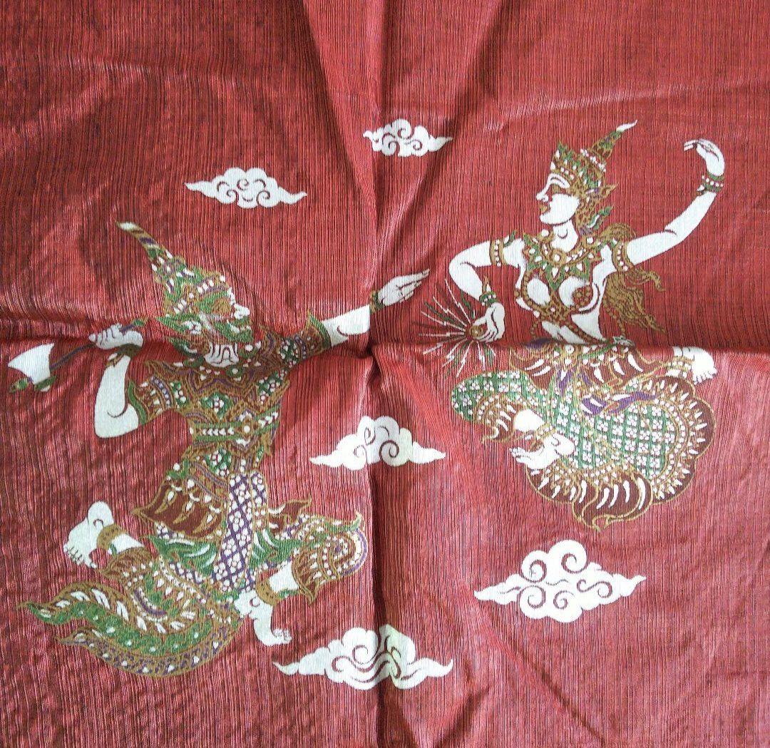 ヴィンテージ タペストリー タイ　伝統布絵