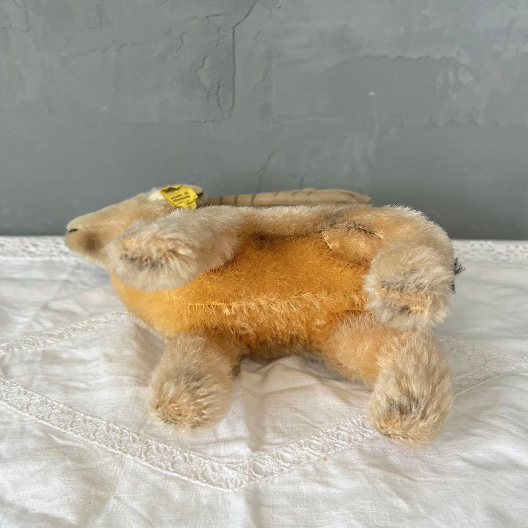 1960s シュタイフ 山羊 ヤギ バッジ付 ドイツ ヴィンテージ アンティーク