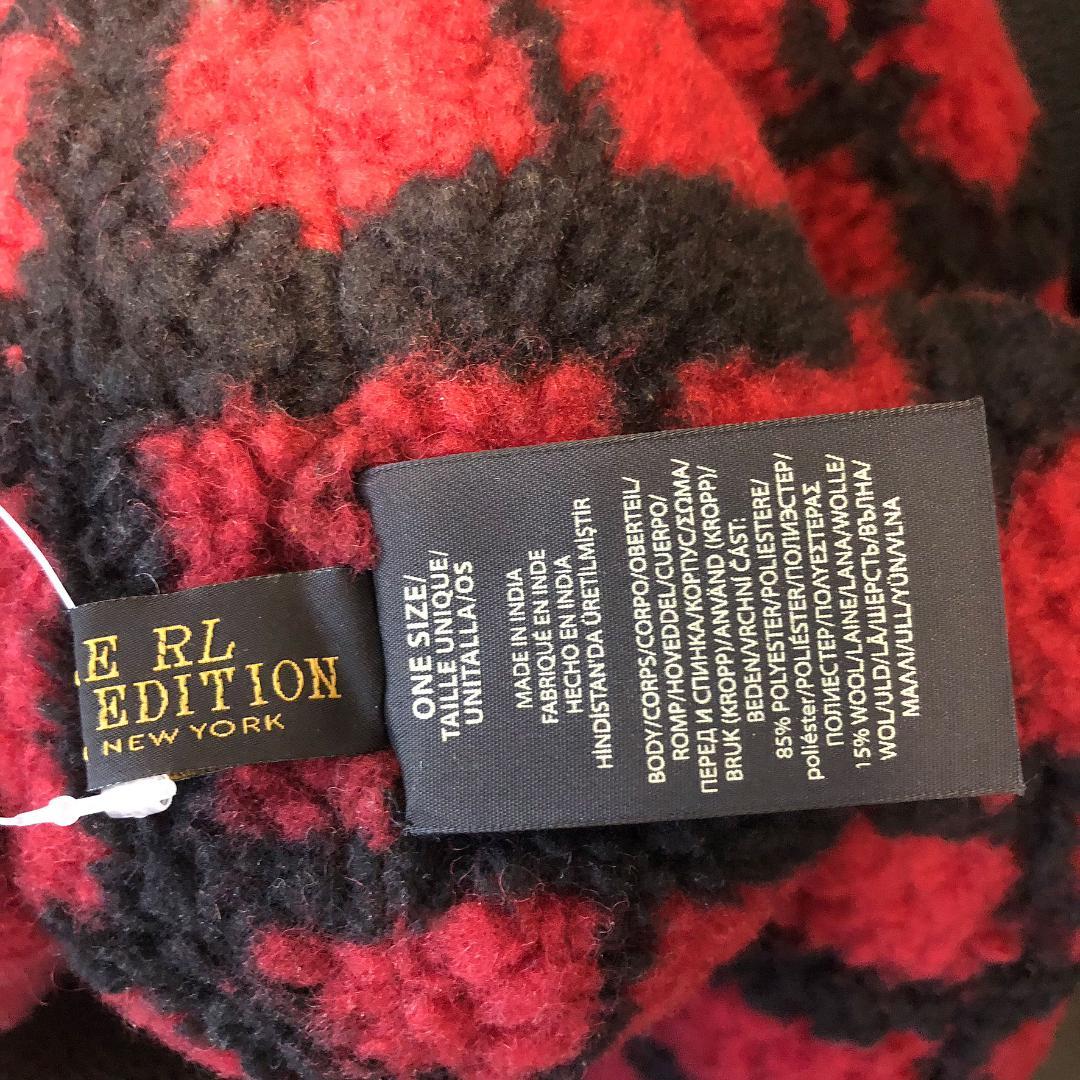 新品　RRL LIMITED FLEECE BEAR　ダブルアールエル　限定ベア