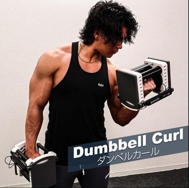 中古26-6パワーブロック ダンベル 可変式 42kg 2個セット24段階調節