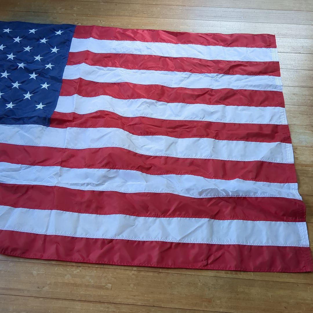 米軍放出品　美品　USA 　大型　フラッグ