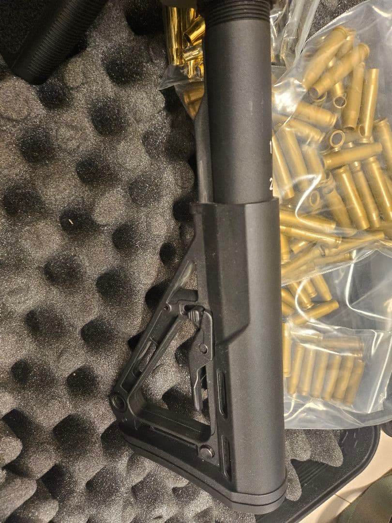 TOP M4カート式電動ガンセット ハードケース、カート付き ライブカート