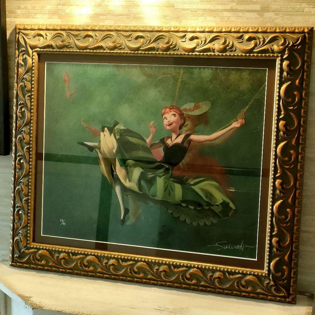 【限定品】アナと雪の女王 サイン入りアート Art Imitates Art