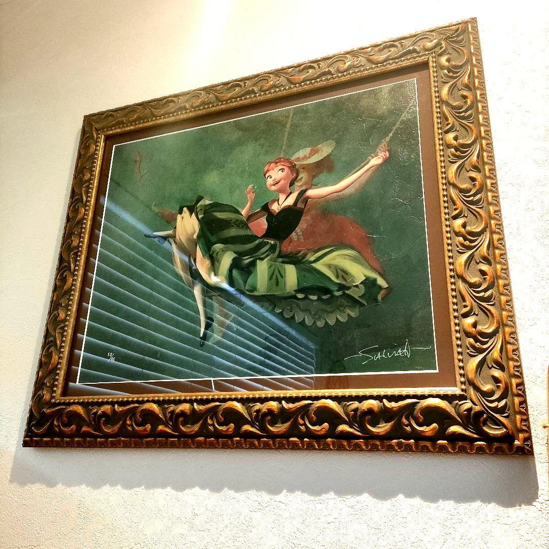 【限定品】アナと雪の女王 サイン入りアート Art Imitates Art