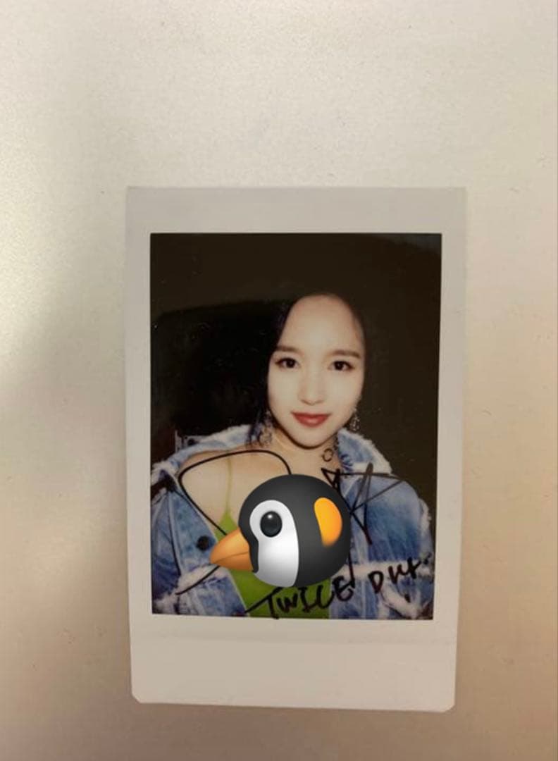 TWICE ミナ サインチェキ 韓国ポップアップストア当選