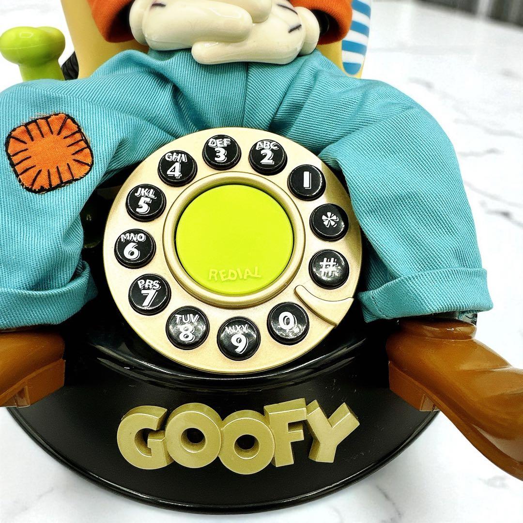 希少 完品 ディズニー グーフィー トーキングテレフォン 箱説明書付