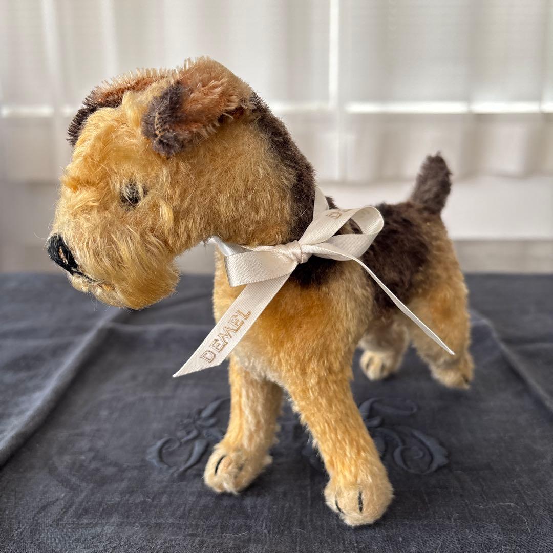 フランス　アンティーク　犬　ぬいぐるみ