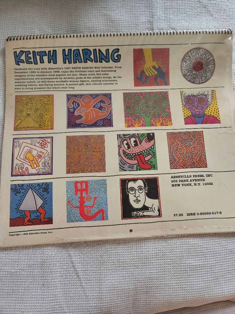 コレクション 1987 Keith Haring Calender