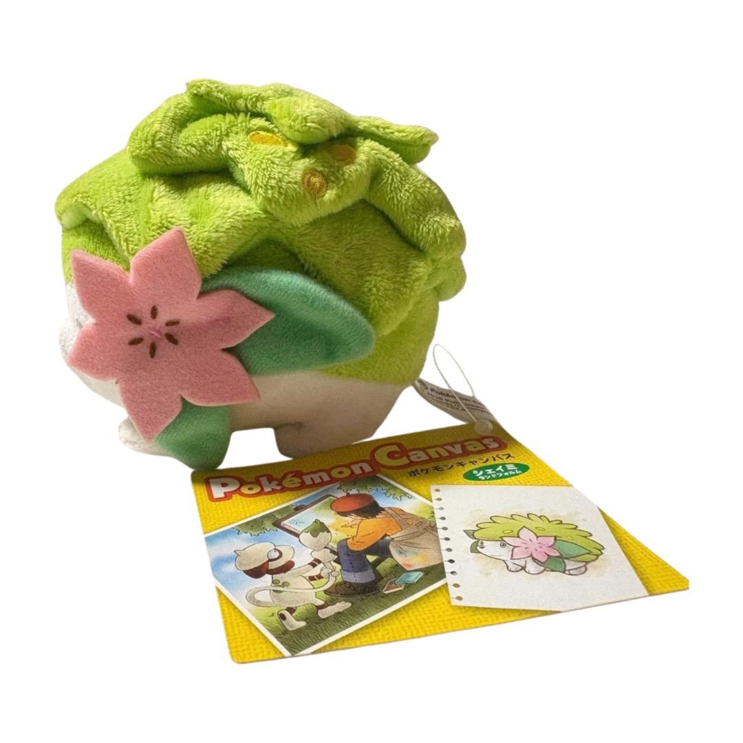 【新品タグ付き】ポケモンキャンバス シェイミ ぬいぐるみ