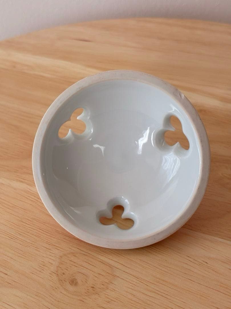 中尾龍純　染付紅七宝文　香炉