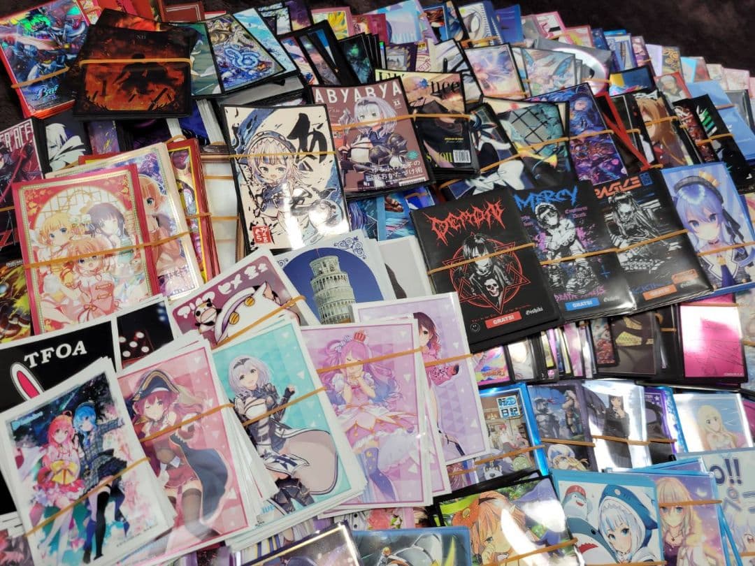 キャラスリーブ まとめ 大量 超大量 無地なし スリーブ カードプロテクター　②