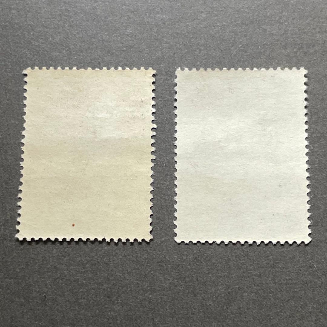 中国切手　紀82 朝鮮解放15周年　未使用　2種完