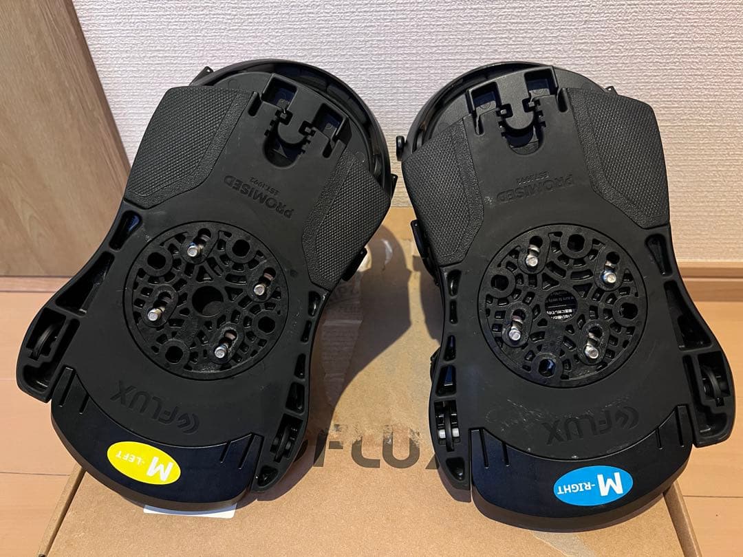 FLUX DS ビンディング ブラック M 木目調 30周年記念モデル