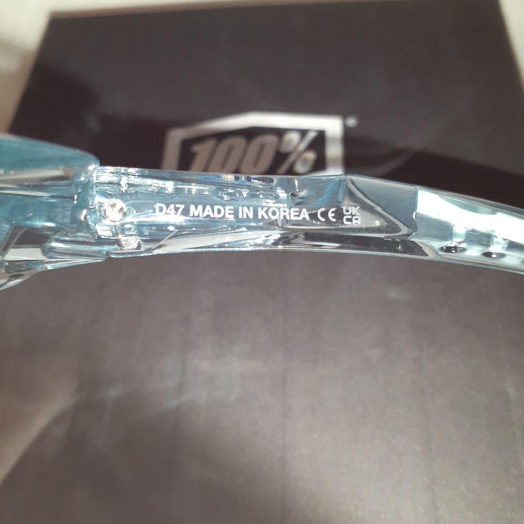 100% SPEEDTRAP クリアミント ワンハンドレッド サングラス