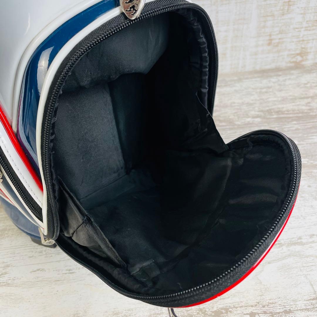 Admiral アドミラル　エナメル　トリコロール　キャディバッグ　9.0型