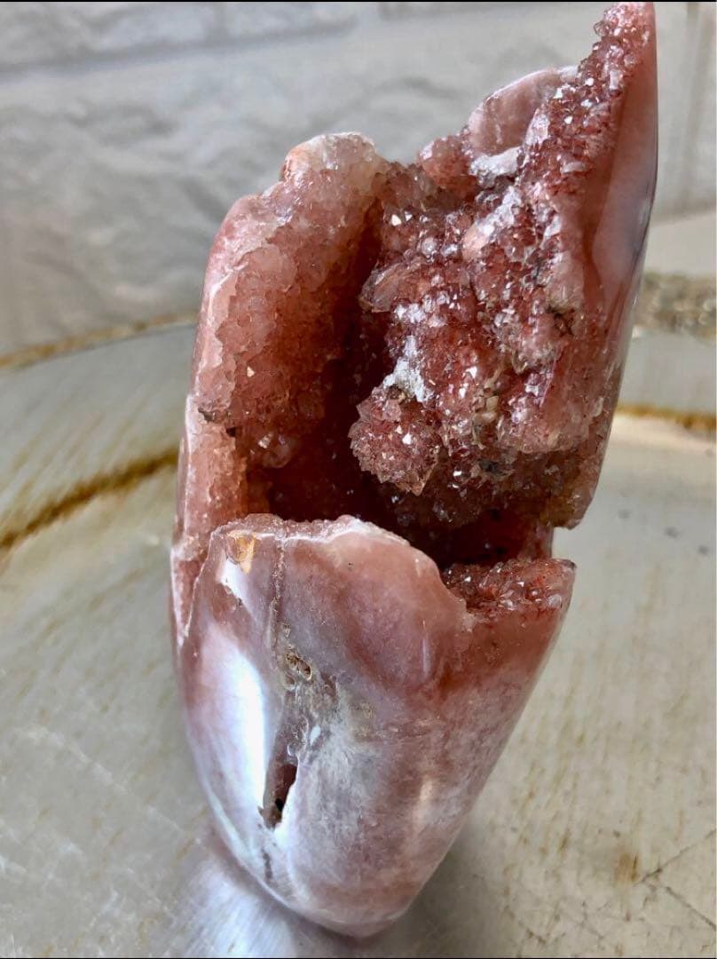 ピンクアメジスト　フリーフォーム　レッド　ドゥルージー