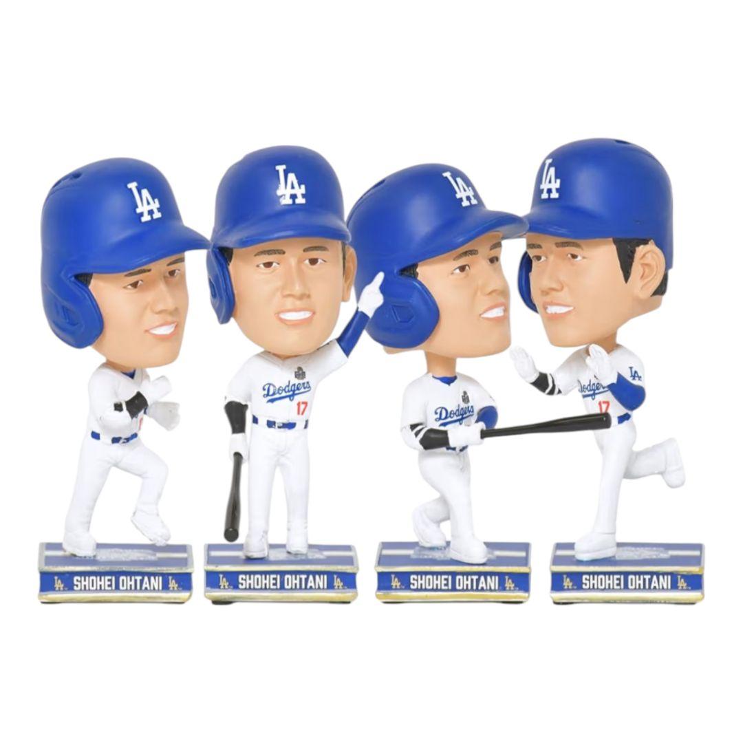 【世界2024個限定】大谷翔平 ミニボブルヘッド 4体セット ドジャース