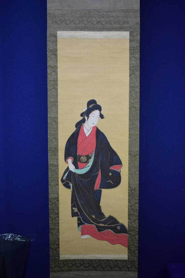 不詳/作者不明/美人画/浮世絵/布袋屋掛軸HH-558